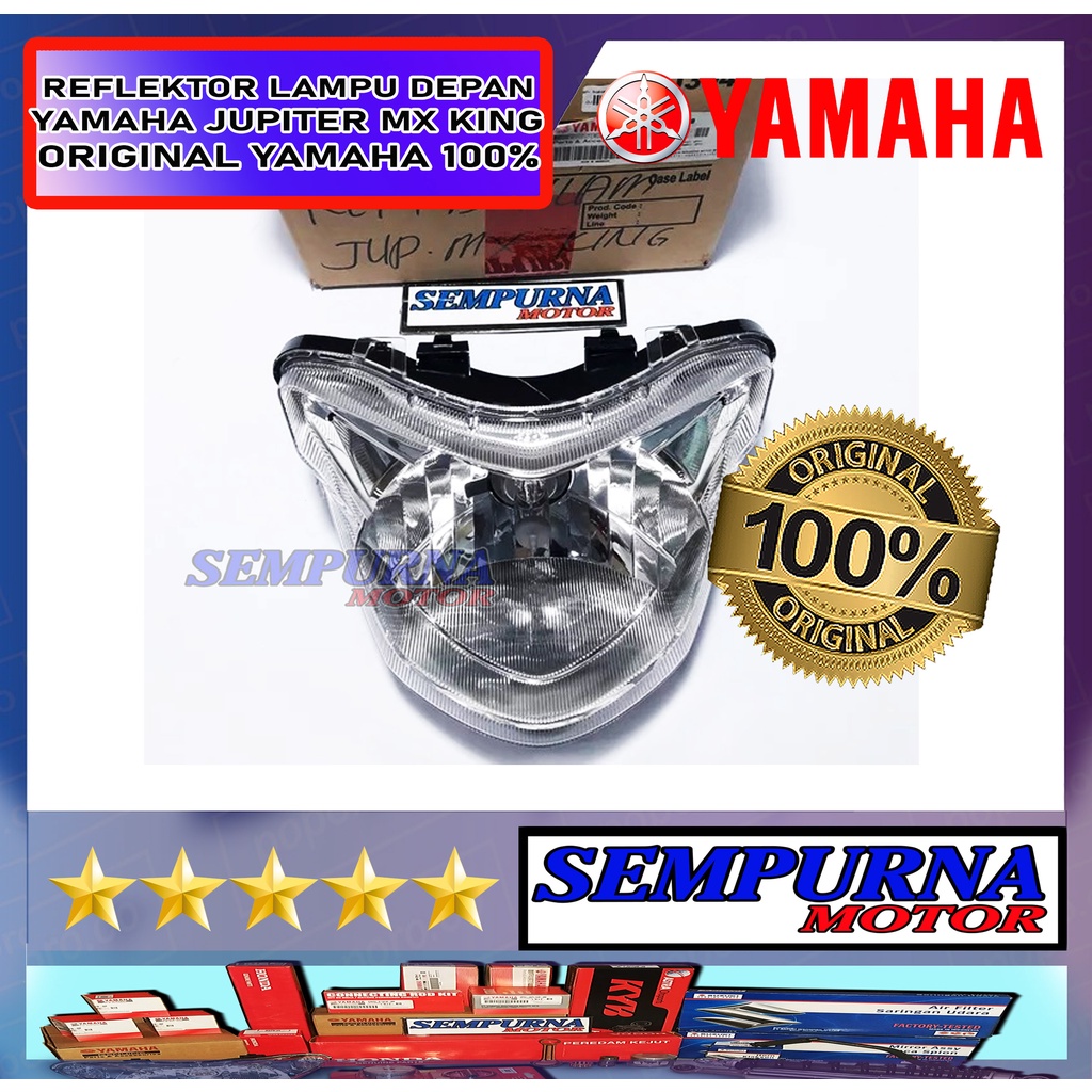 Jual Pv H Reflektor Lampu Depan Jupiter Mx King Plus Bohlam Original Yamaha Asli