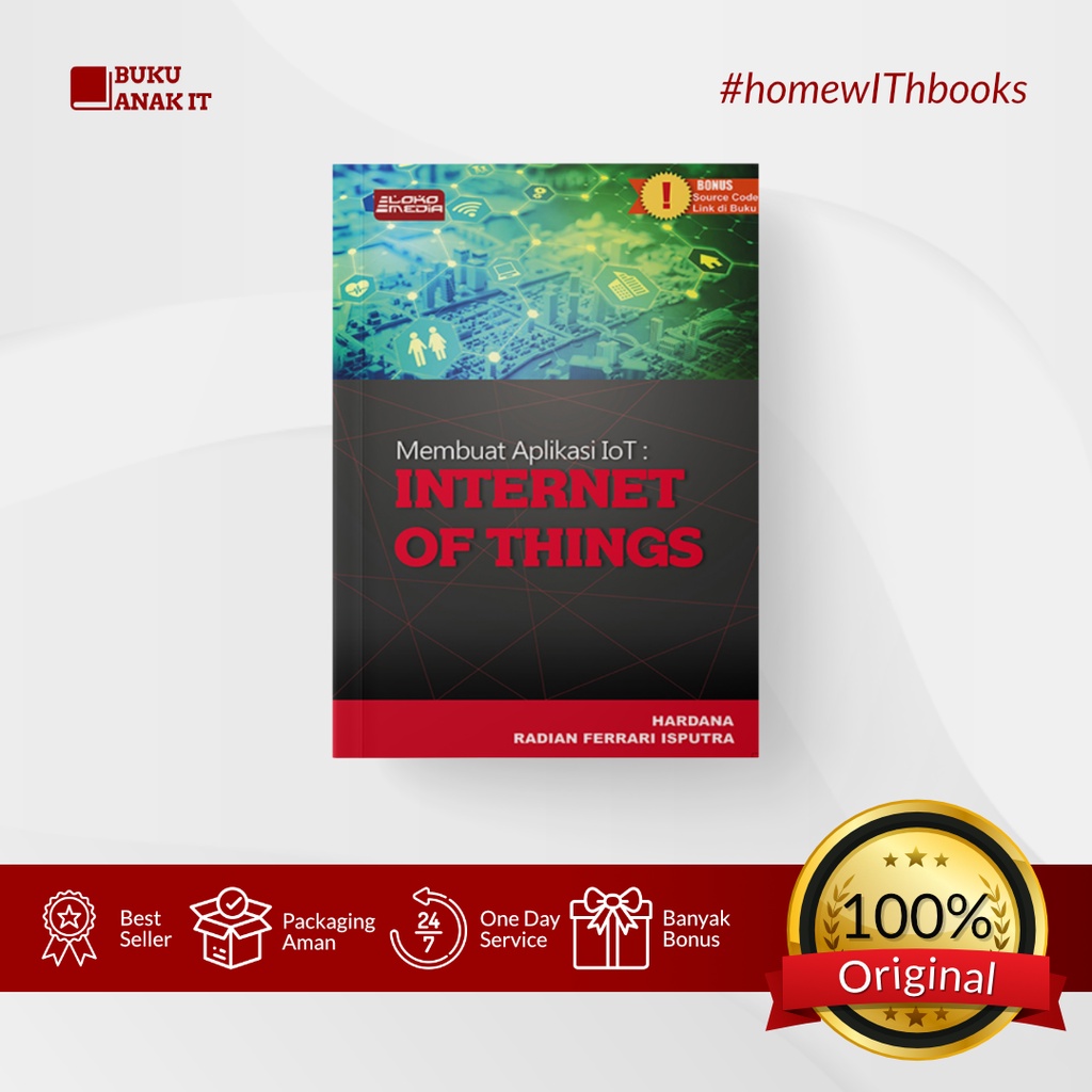 Jual BUKU MEMBUAT APLIKASI IOT INTERNET OF THINGS DENGAN STUDI KASUS ...