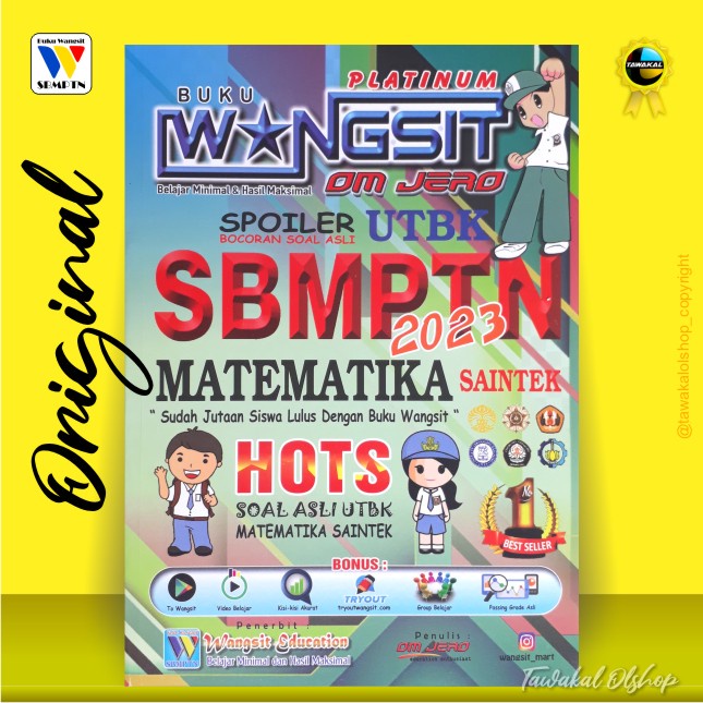 Jual Buku Wangsit Utbk Sbmptn 2023 Buku Wangsit Snbt 2023 Buku Wangsit Om Jero Buku 8494