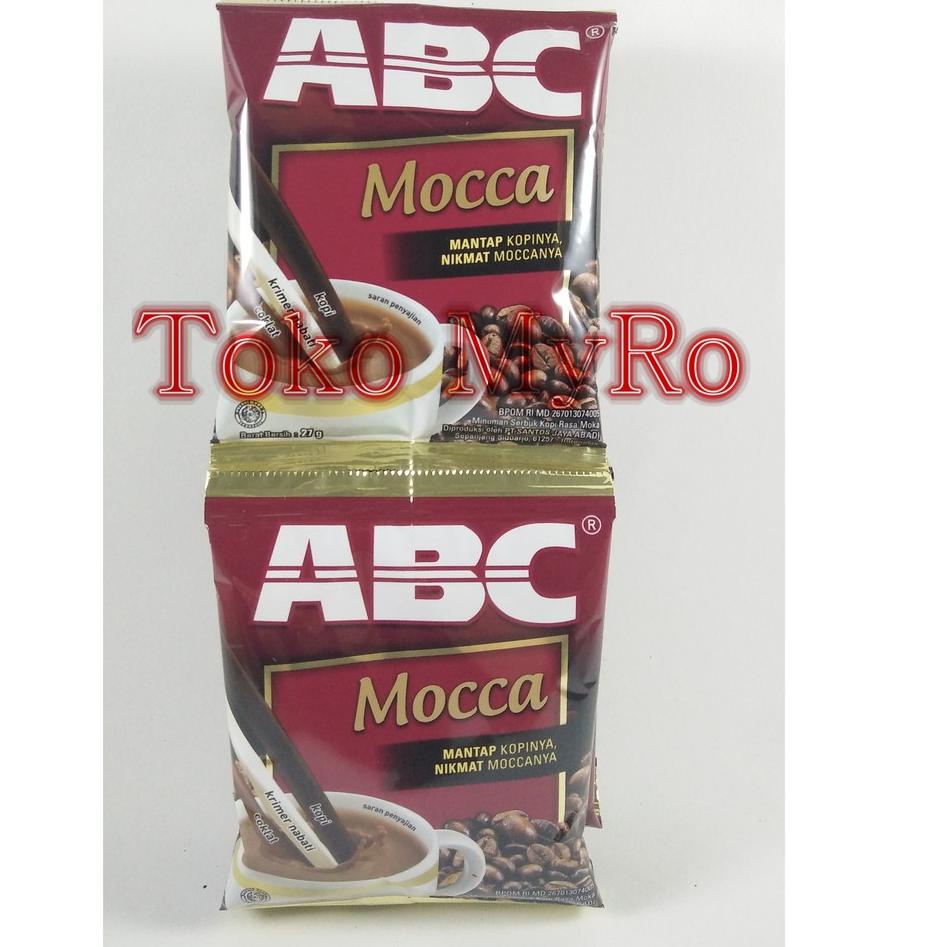 Jual codeE9q4P--Kopi ABC Mocca / ABC Moka 10Pcs x 27Gr | Shopee Indonesia
