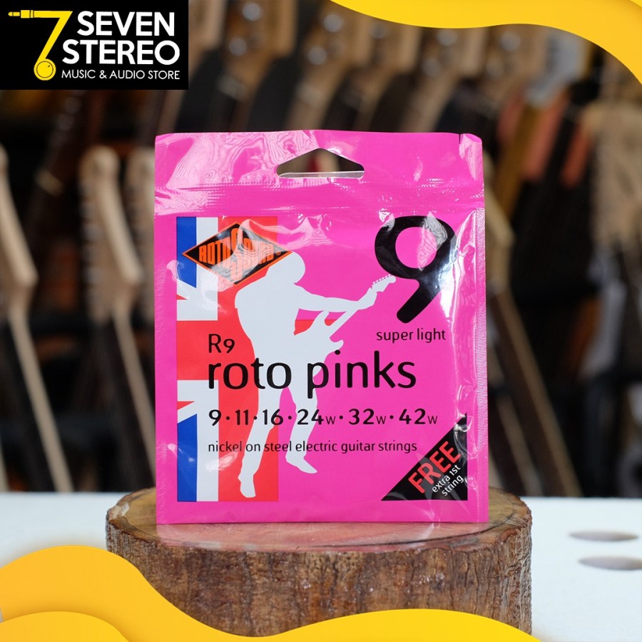 Jual Rotosound R9 Roto Pink 09-42 Electric Guitar String Senar Gitar ...