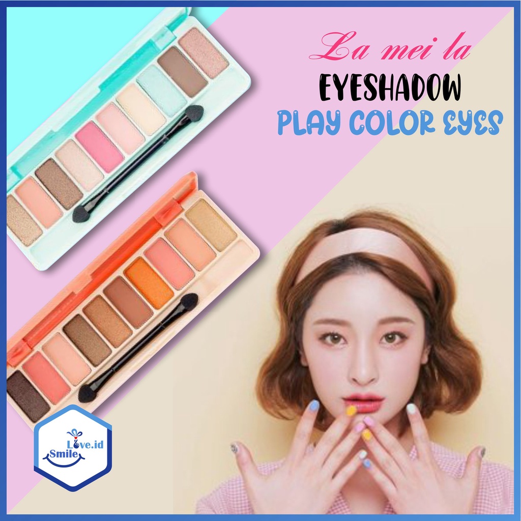 Jual Lameila Eyeshadow Palette 10 Colors Play Color Eye Shadow Palet 10