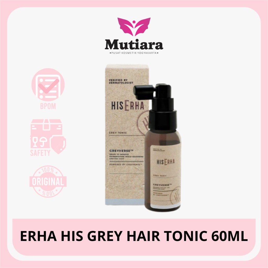 Jual ERHA HIS GREY HAIR TONIC 60ML Shopee Indonesia