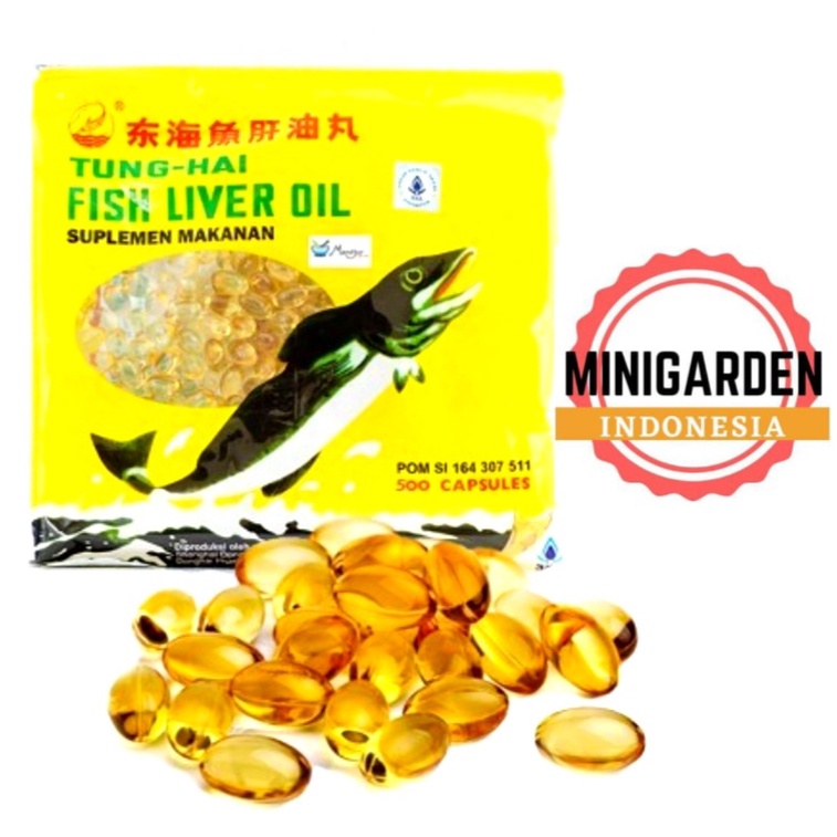 Jual TUNGHAI FISH OIL PACK ISI 500 BUTIR vitamin minyak ikan fish liver