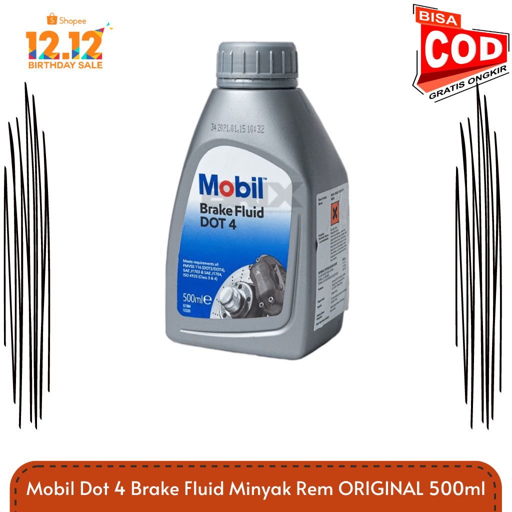 Jual Mobil Dot 4 Brake Fluid Minyak Rem ORIGINAL 500ml | Shopee Indonesia