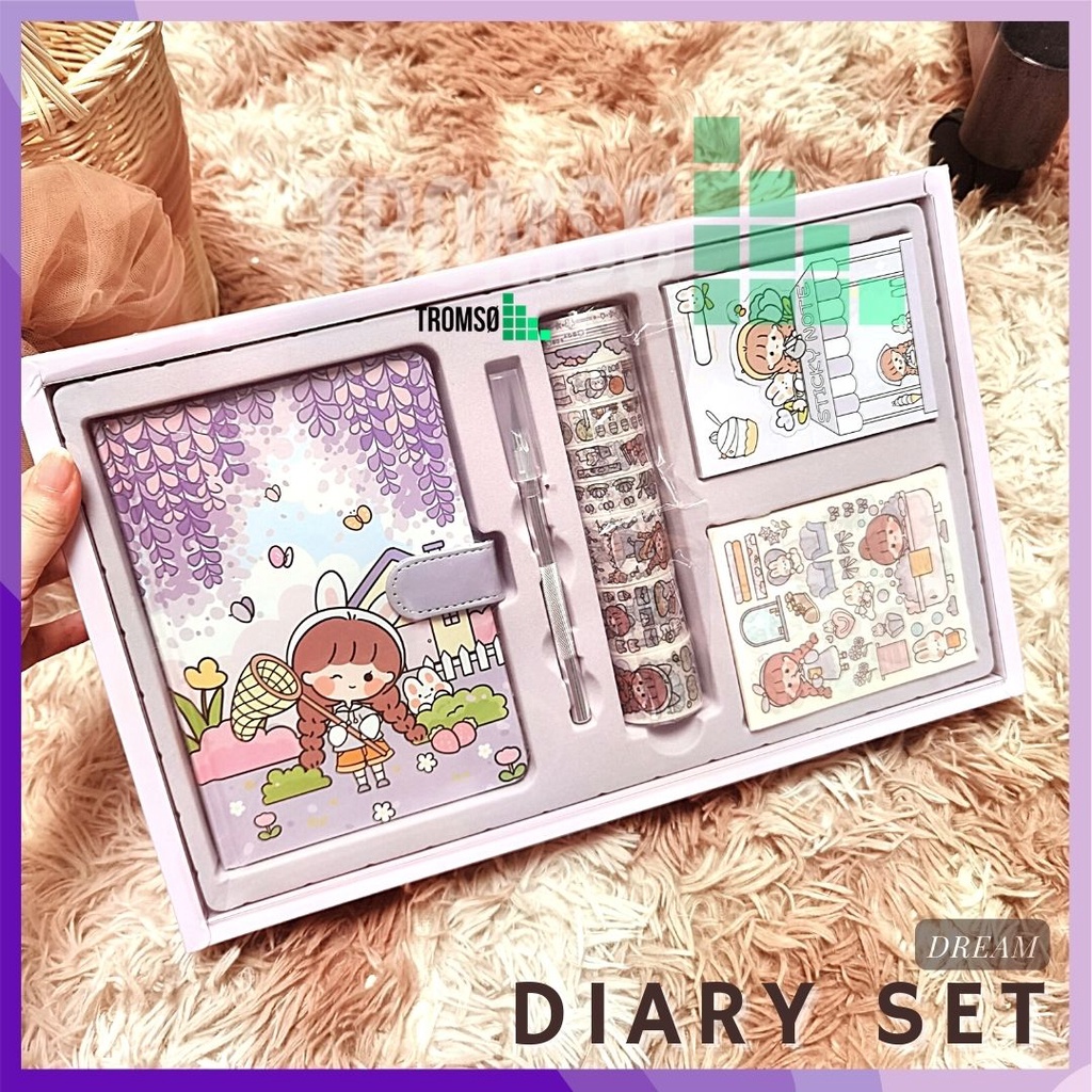 Jual Tromso 5in1 Diary Set / Gift Set / Buku Harian untuk anak ...