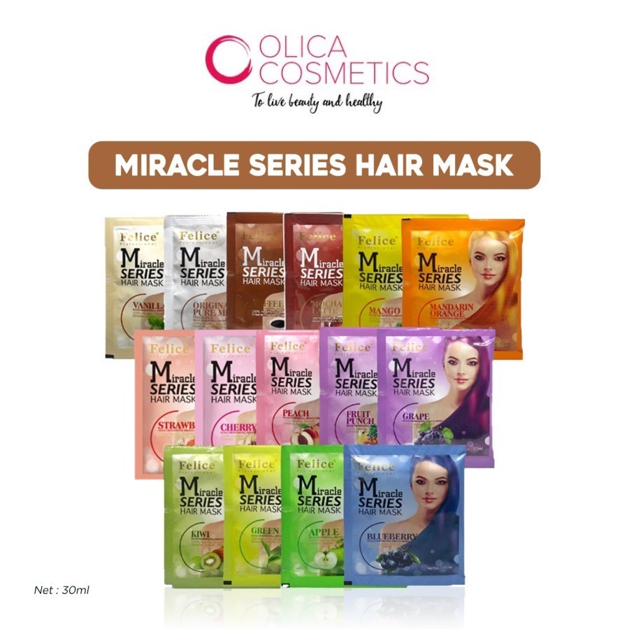 Jual Felice Hair Mask / Masker Rambut Sachet 30ml ORIGINAL | Shopee ...