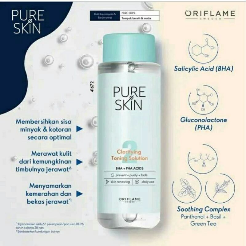 Jual Pure Skin Clarifying Toning Solution Toner Wajah | Shopee Indonesia