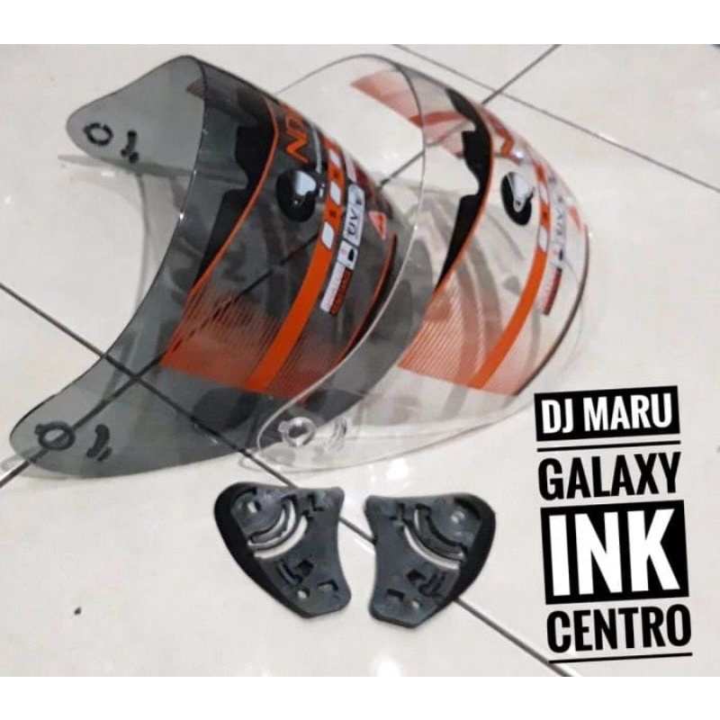 Jual 0Kaca Helm ink Centro, kyt dj maru, kyt galaxy slide , visor helm
