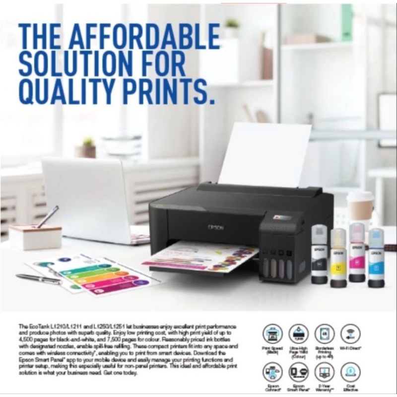 Jual Printer Epson L1250 Wifi Epson L1250w | Shopee Indonesia