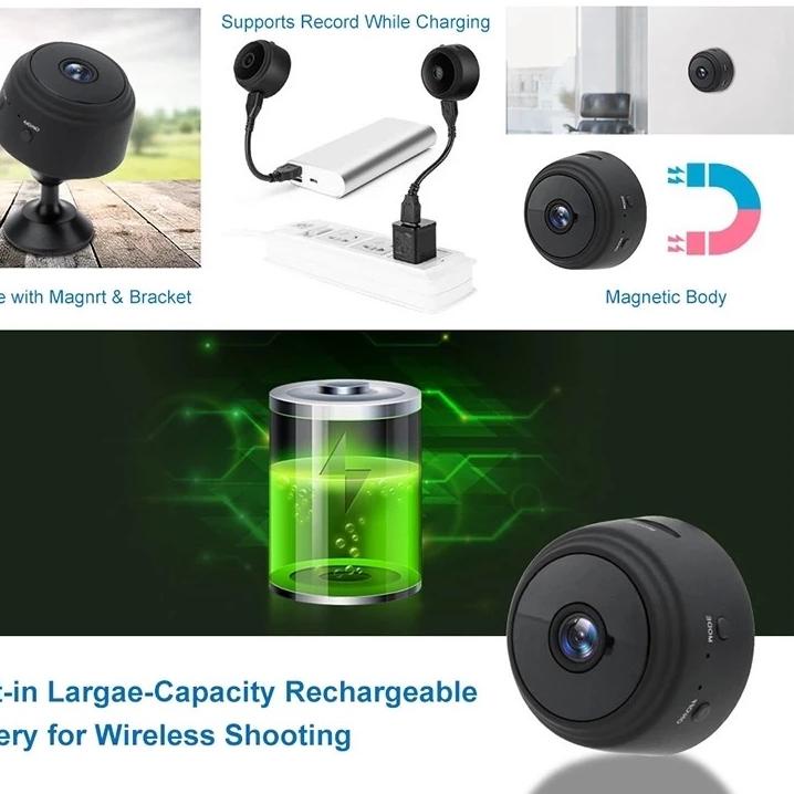 Jual Siap Kirim.. Wireless A9 Mini Camera Wifi Hd 1080P Micro Kamera ...