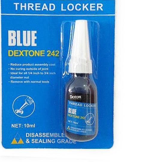 Jual Dextone Blue Thread Locker 242 - Lem Baut Disassembled Locking ...
