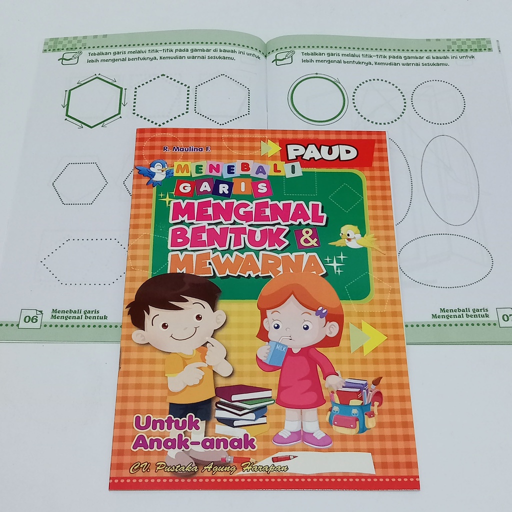 Jual BUKU ANAK BELAJAR MENGENAL BENTUK & MEWARNA | Shopee Indonesia