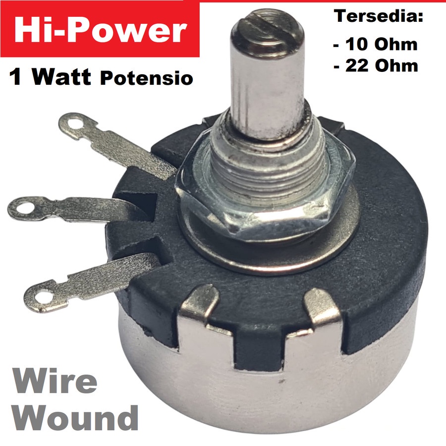 Jual Wire Wound Potentiometer WX110 1W Potensiometer Potensio 10 22 Ohm 1 W Shopee Indonesia