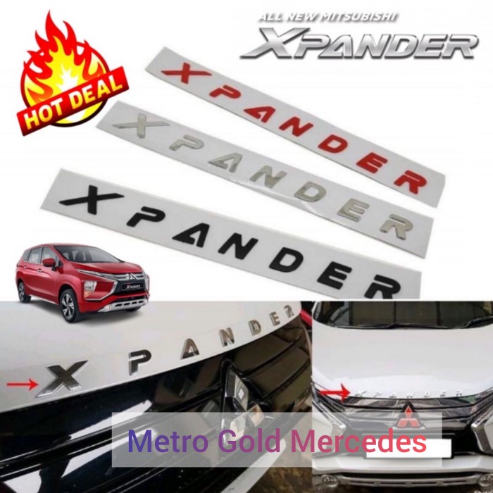 Jual Emblem Kap Mesin Xpander Engine Hood Emblem Logo Xpander Emblem