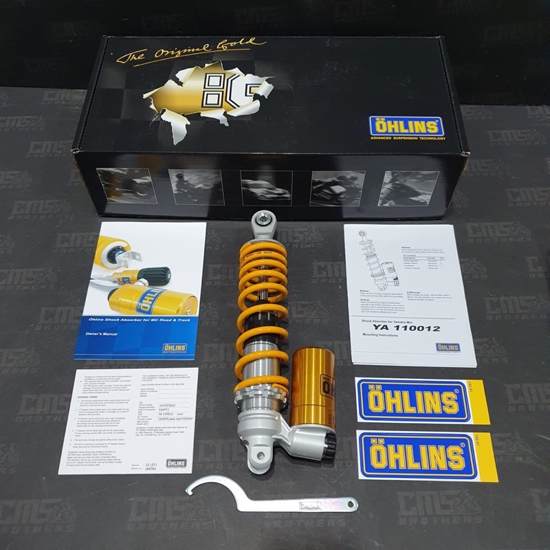 Jual Shockbreaker Sok Belakang Ohlins Ya Yamaha Fazzio Lexi Fazzio Original Shopee