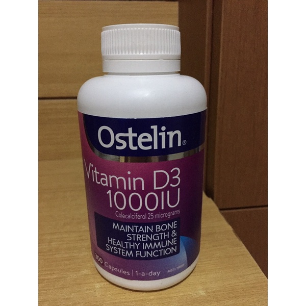 Jual Ostelin Vitamin D3 1000 IU isi 300 kapsul Shopee Indonesia
