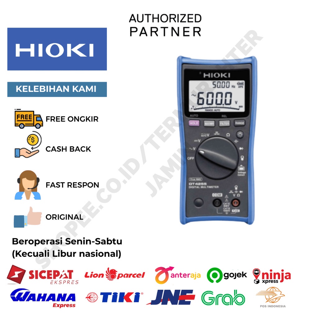 Jual DIGITAL MULTIMETER HIOKI DT4255 | Shopee Indonesia