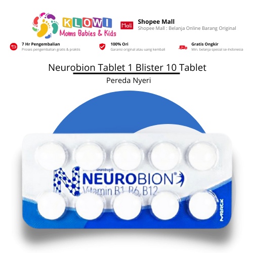 Jual Neurobion Tablet 1 Blister Isi 10 Tablet / Menjaga Kesehatan ...