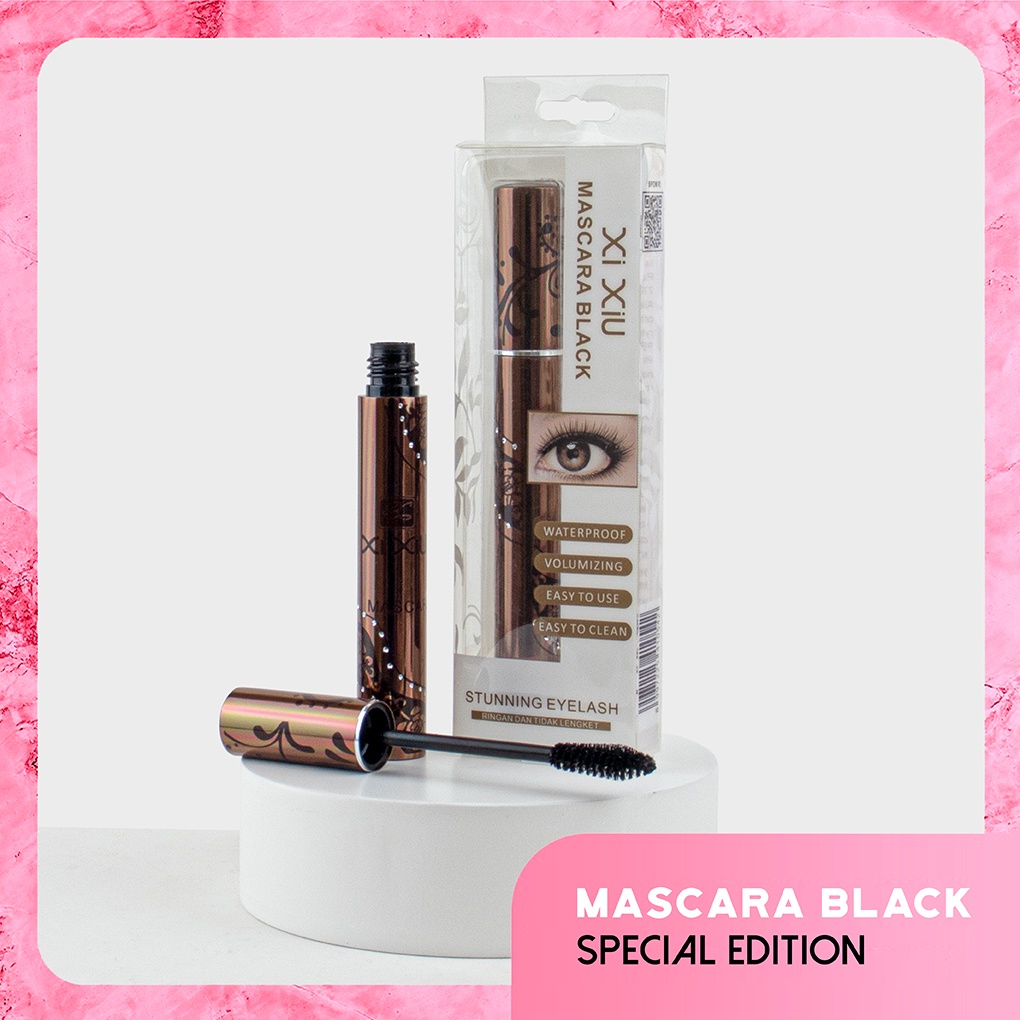 Jual Xi Xiu Mascara Black Special Packaging Limited Edition Shopee Indonesia 