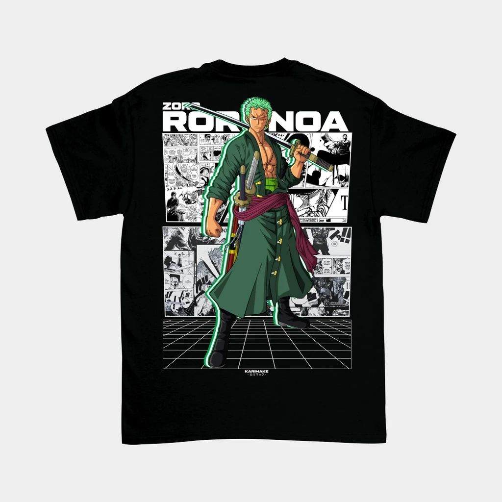 Baju Kaos Anak Unisex Gambar Anime ONE PIECE RORONOA ZORO SWORDSMAN