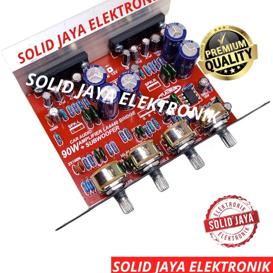 Jual Miliki ! KIT POWER SPEAKER AKTIF AMPLIFIER 12V DC LA4440 BTL 90W