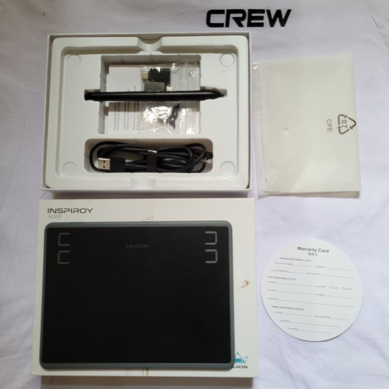Jual Huion H430P Drawing Pad Drawing Tablet Shopee Indonesia