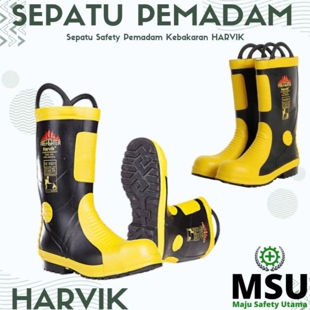 Jual Sepatu Pemadam Harvik Boots Sepatu Safety Damkar Harvik Sepatu