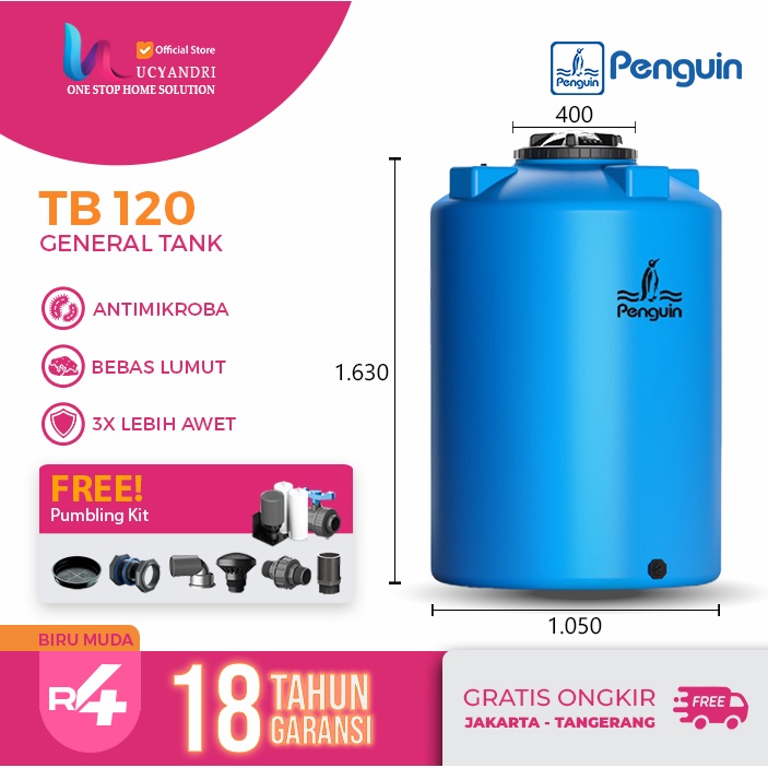 Jual Harga Tangki Air Toren Air Tandon Air Penguin Tb Premium Quality Shopee Indonesia