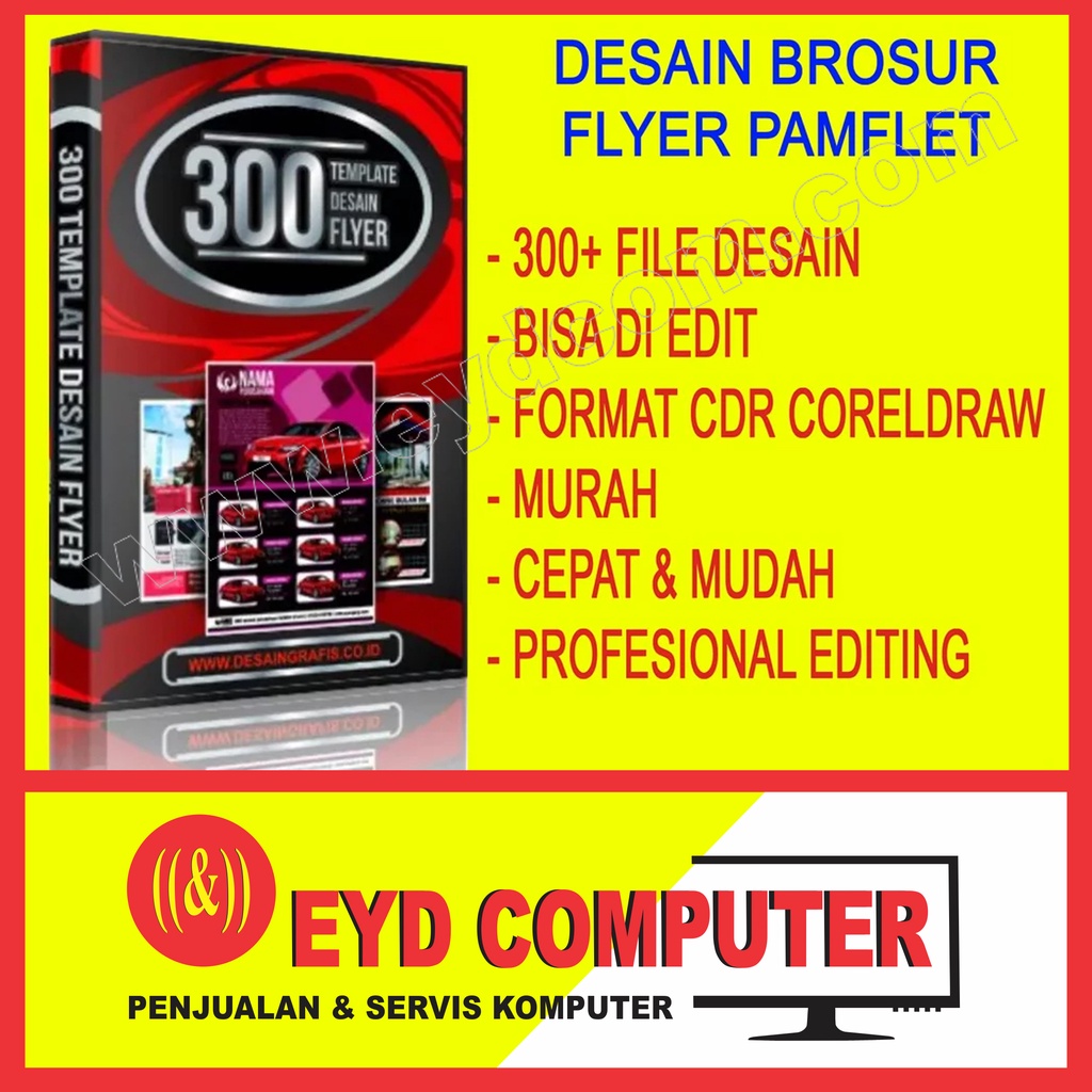 Jual DESAIN BROSUR FLYER PAMFLET TEMPLETE CDR CORELDRAW | Shopee Indonesia