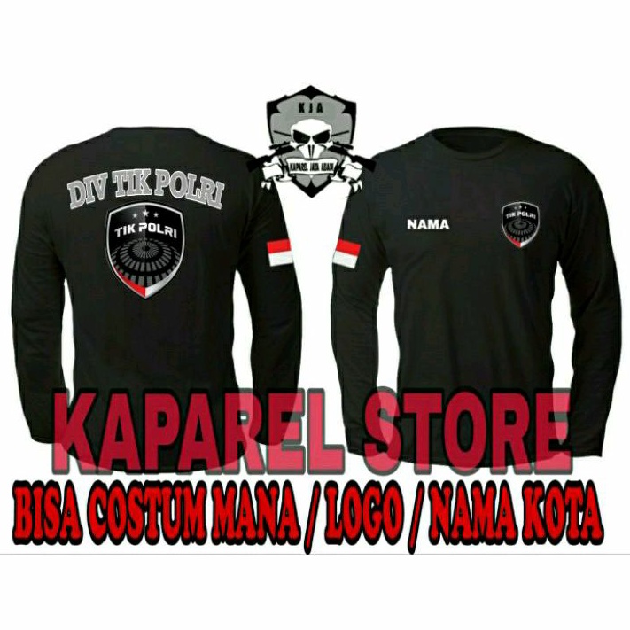 Jual Kaos Logo Div Tik Polri Baju Polri Divtik Atasan Divtik Polri