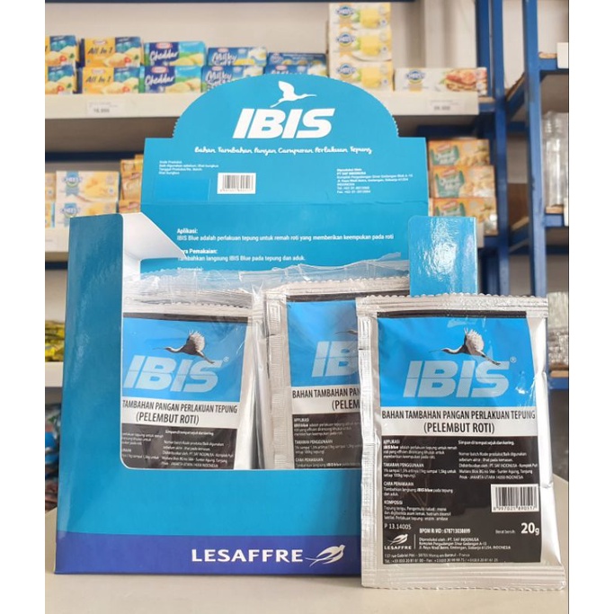 Jual Pelembut Roti Ibis Blue 20Gr / Ibis Blue Sachet 20Gr | Shopee ...