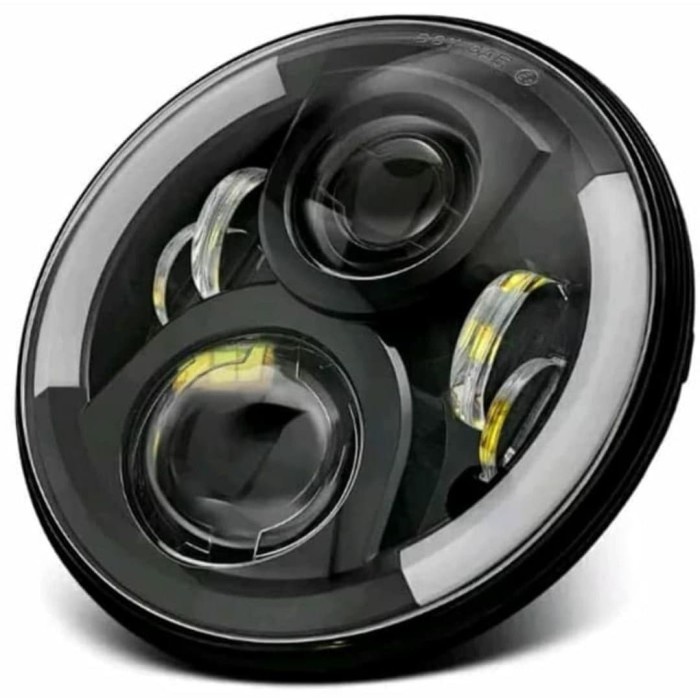 Jual Daymaker Headlight 7 Inch Hi Lod Led Fog Lamp Head Lamp Harley ...