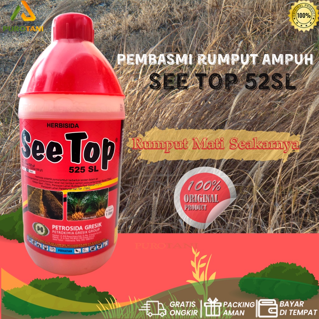 Jual Pembasmi Rumput Sistemik Herbisida Sitop See Top 525sl 1 Liter