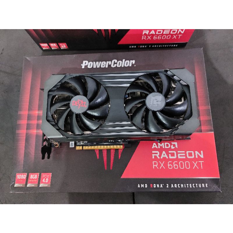 Jual *Vga Power Color Red Devil amd RX6600XT 8GB GDDR6* | Shopee Indonesia