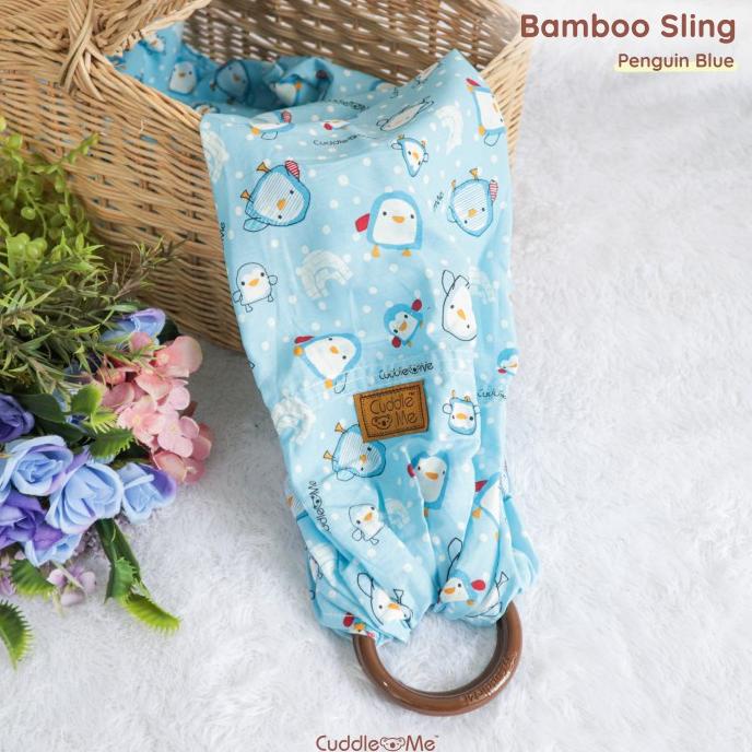 Jual Cuddle Me Bamboo Sling Gendongan Ringsling Shopee Indonesia