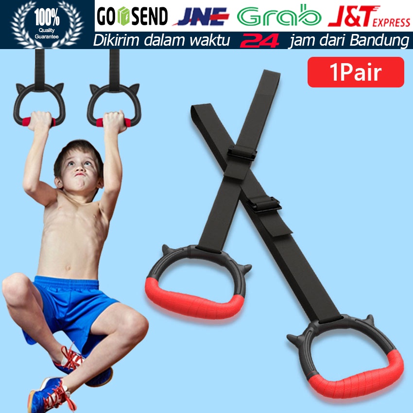 Jual Children Rings Swing Playground Gym Gymnastic Rings Anak Outdoor ...