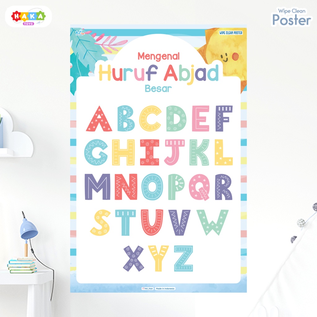 Jual Poster Edukasi Wipe Clean / Laminasi Glossy Full Color Tebal ...