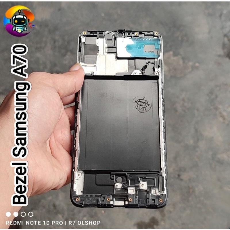 Jual Frame Lcd Samsung A70 A705 Black | Shopee Indonesia