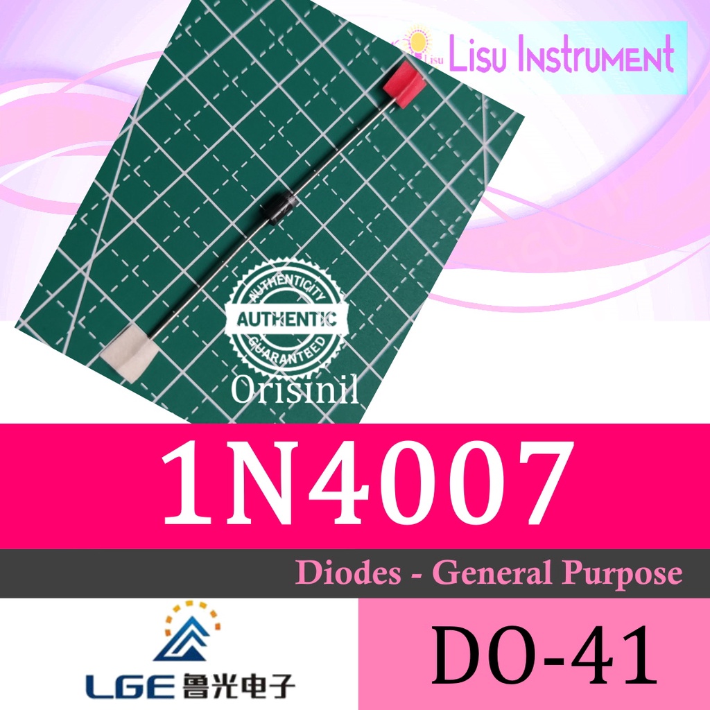 Jual 1N4007 IN4007 4007 1A 1000V Rectifier Diode Dioda DO-41 | Shopee ...
