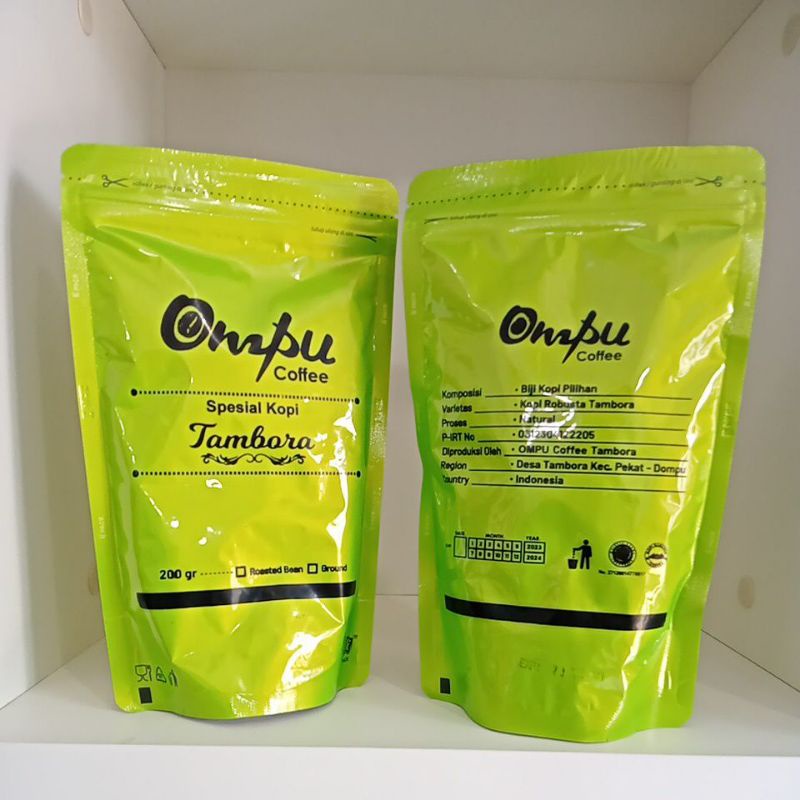 Jual KOPI TAMBORA BUBUK OMPU COFFEE | Shopee Indonesia