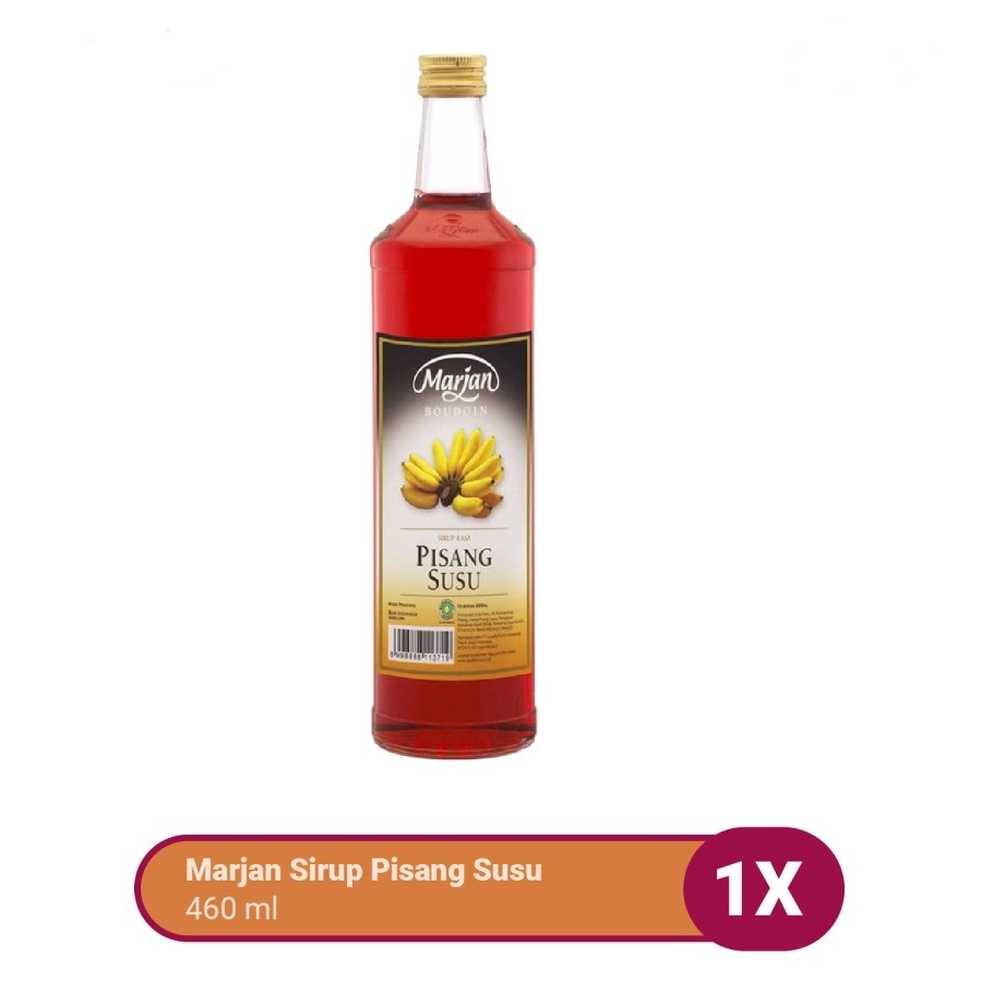 Jual Syrup Marjan Boudoin Sirup Pisang Susu 460ml Shopee Indonesia