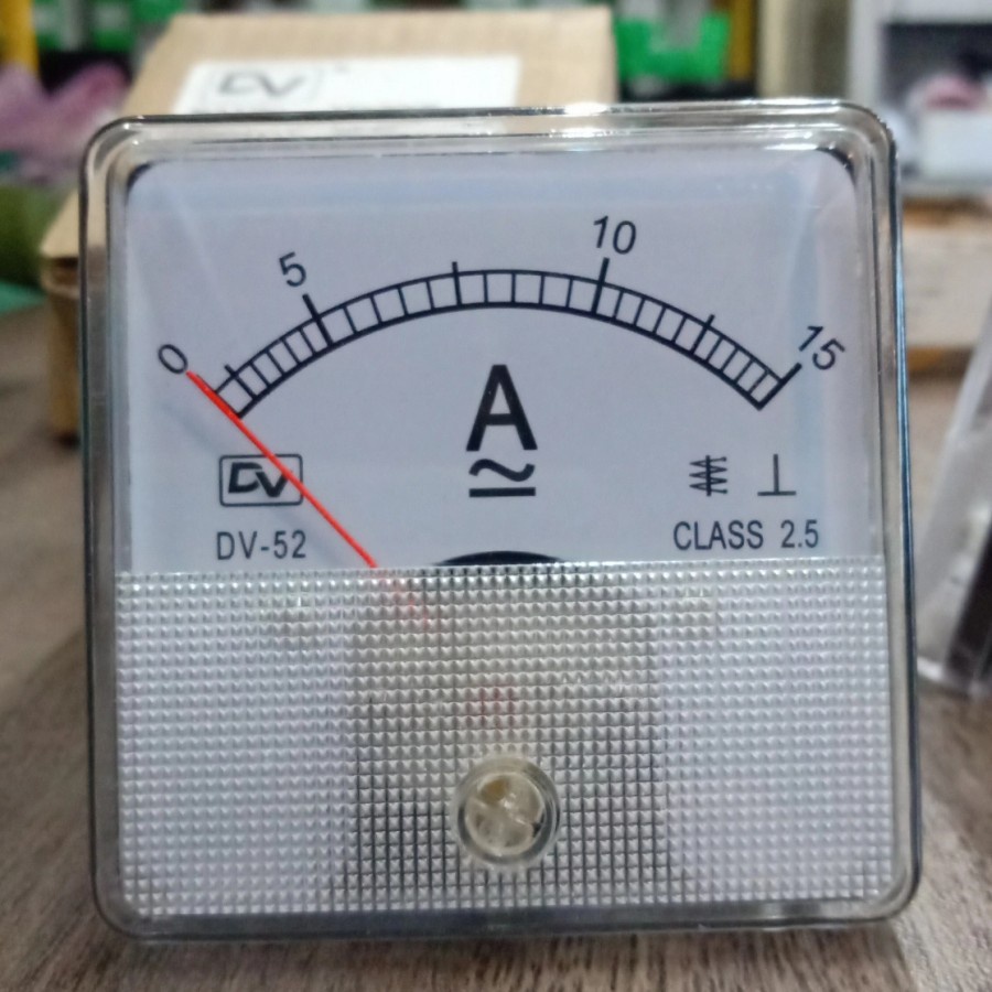 Jual Amper Meter AC/DC DV 52*52 (15a) bagus awet | Shopee Indonesia