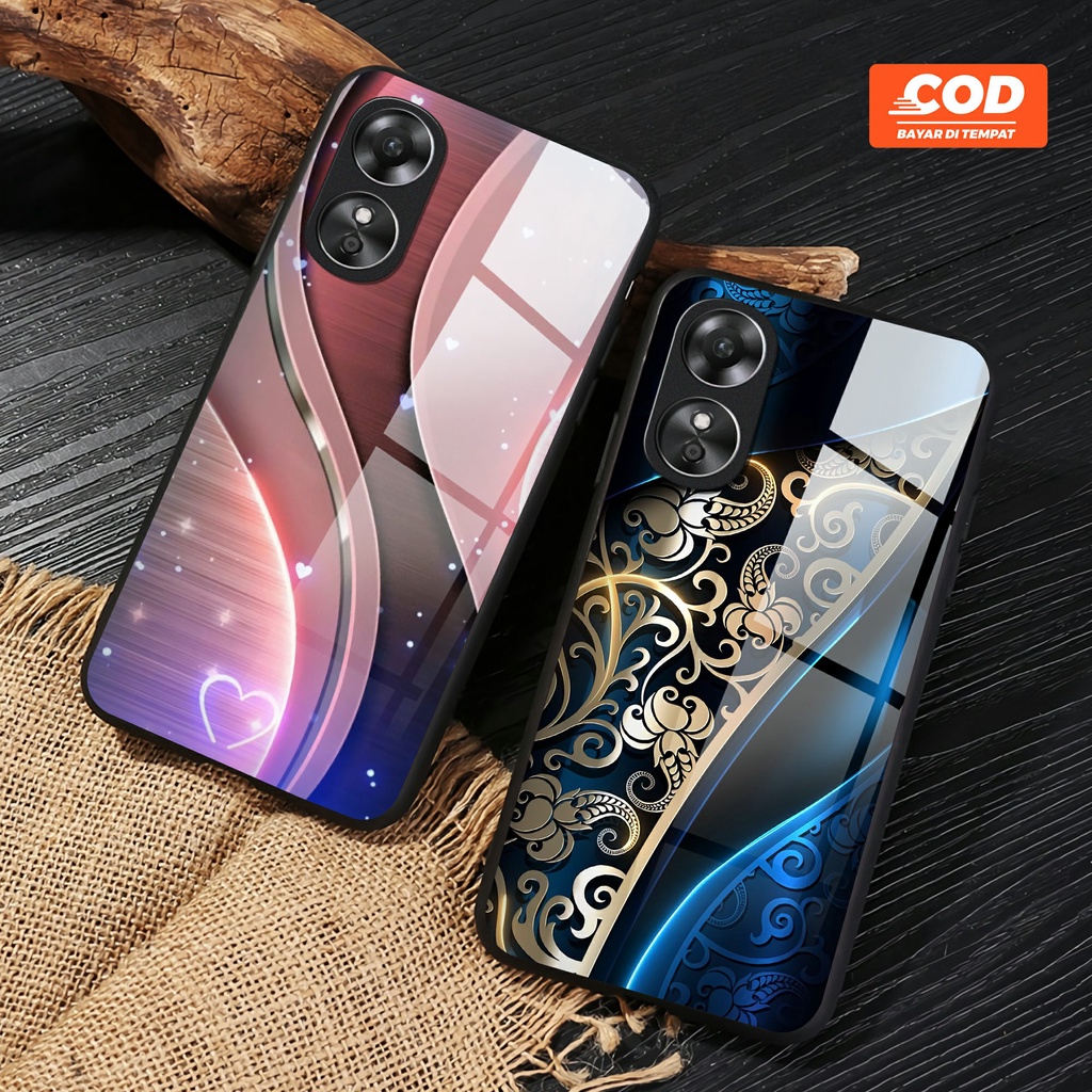Jual G103 Softcase Kaca Glass Case Oppo A17 A17k A38 A18 A78 A58 A98 