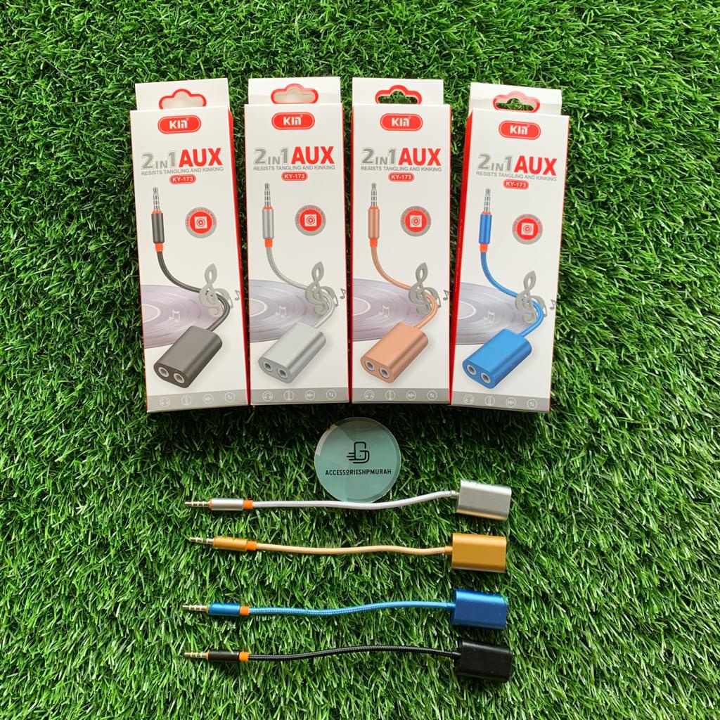 Jual KABEL AUDIO KIN KY173 / SPLITTER AUDIO SAMBUNG 2 HEADSET | Shopee ...