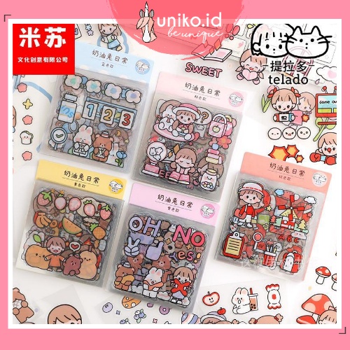 Jual UNIKO.ID - 20 LEMBAR STICKER PET TELADO 2D CUTE STIKER LUCU UNTUK ...