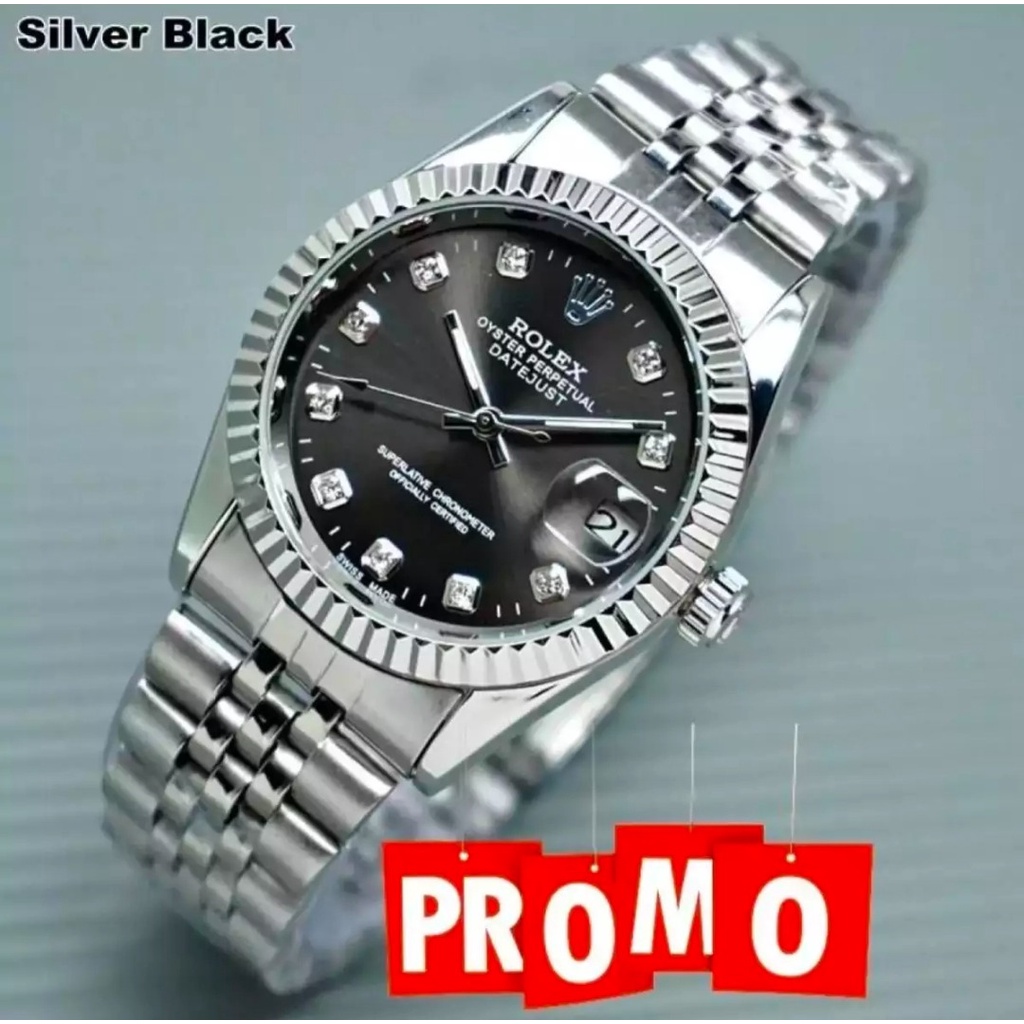 Jual BEST SELLER ROLEX JAM TANGAN FASHION PRIA WANITA MESIN AUTOMATIC TANPA BATRAI Shopee Indonesia