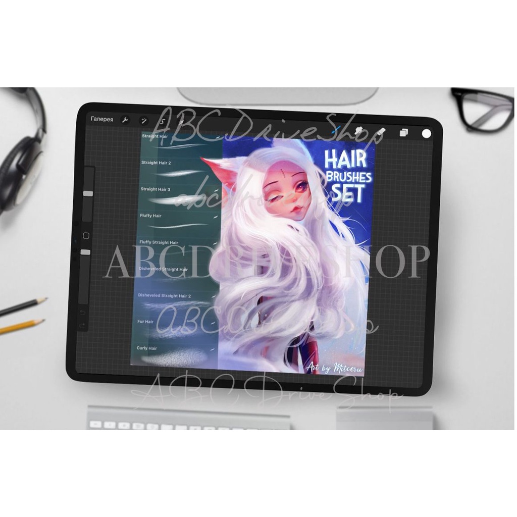 Jual Procreate Brush - Hair Brushes for Procreate | Shopee Indonesia