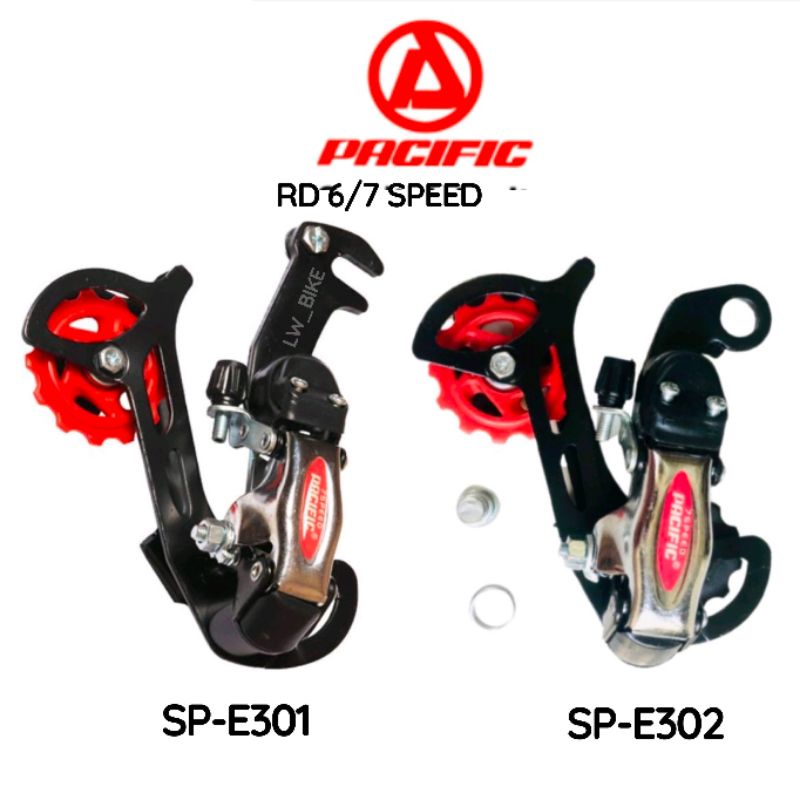 Jual RD Rear Derailleur Letter S 6/7 Speed Pacific model Baut L / Jepit ...
