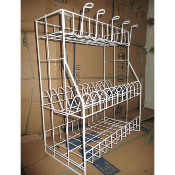 Jual Rak piring besi susun 3 / Rak piring wastafel / Rak piring gantung